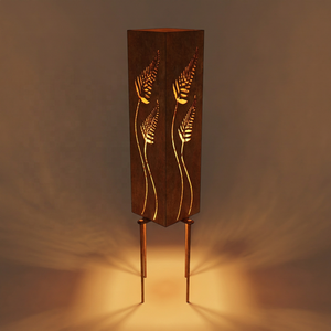 Nouvelle idée de boîte d'éclairage en Corten, bollards d'éclairage en Corten pour l'aménagement paysager - Product Image 6