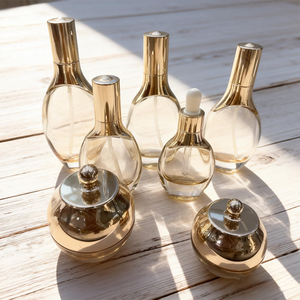 ロゴ入れ対応 高級ガラス製ドロッパーボトルセット 30ml/50ml エッセンシャルオイル・化粧品用（クリーム・ローション容器） - Product Image 3