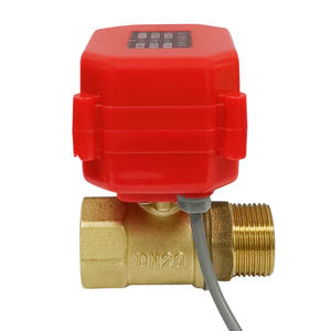 Vanne à bille miniature électrique en laiton DN20, à deux voies, 6 points, à passage total, avec orifice à grand débit pour le contrôle de l'eau, personnalisable par OEM - Product Image 1