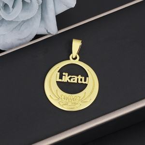 จีเอ็กซ์เอ็กซ์ แฟชั่น คัสตอม โฮลเซลล์ จี้ชุบทอง 24K คุณภาพสูง ทองเหลือง ดีไซน์คลาสสิควินเทจ ลายคิริบาชิ - Product Image 3