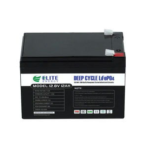 エリート・ニューエナジー 12.8V 12Ah LiFePO4 ディープサイクルソーラーバッテリーパック（6000サイクル、2000～5000回充放電可能） - Product Image 5