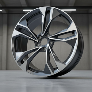 Jantes sport haute qualité, nouveau design multi-rayons, noires, forgées, 18-20 pouces, 5x112 pour Audi, jantes forgées sur mesure apex 18+ - Product Image 4