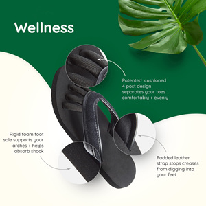 Sandalias <span class=keywords><strong>de</strong></span> Pedicura Cómodas para <span class=keywords><strong>Mujer</strong></span> con Separadores <span class=keywords><strong>de</strong></span> Dedos Incorporados, Chanclas Estilo Yoga y Gimnasio - Product Image 5