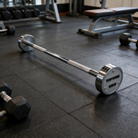 Barre de musculation TOPTONS, barre droite pour la musculation, barre à levier à manivelle, prix avantageux