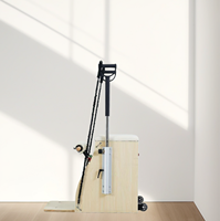 Chaise de Pilates haut de gamme en bois et cuir artificiel, durable, écologique et multifonctionnelle pour la maison, le studio de yoga et l'usage commercial