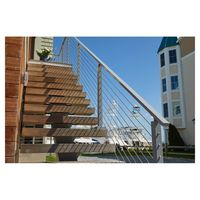 Système de balustrade de balcon en acier inoxydable Prima, balustrade intégrée pour balcon et escalier