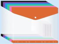 Nueva Carpeta de Archivo Transparente en Oferta, Carpeta de Plástico Grueso A4, Carpeta de Documentos con Bolsillo