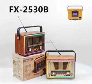 <span class=keywords><strong>Radio</strong></span> rétro FM AM SW ELETREE FX-2530B avec lecteur USB TF et batterie rechargeable 18650, <span class=keywords><strong>radio</strong></span> MP3 portable - Product Image 2
