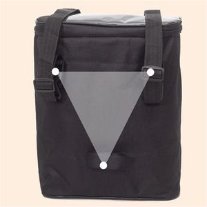 Sac de rangement avant pour vélo électrique, 23x12x27cm, organisateur de voyage étanche, rose, gris, bleu, noir - Product Image 2