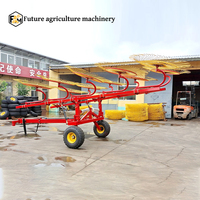 FAM Promotion : Râteau à foin rotatif pour tracteur, entraîné par prise de force, machine de ramassage d'herbe et de paille