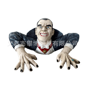 Halloween Resin Wolf <b>Man</b> Wall Decoration Indoor Horror Ornament Style A B C D PB1387 - Product Image 2