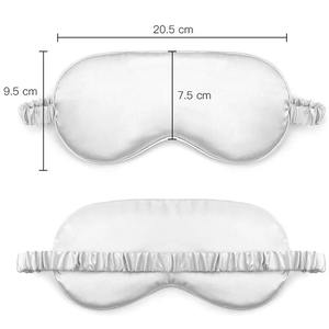 ผ้าซาตินปิดตานอนหลับแบบพรีเมี่ยมผ้าซาตินนุ่มพิเศษระบายอากาศได้ดีป้องกันแสงจากการเดินทางปิดตาหน้ากากปิดตาผ้าไหมซาตินพร้อมสายรัดยืดหยุ่น - Product Image 5