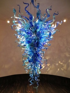 2025 fatto <span class=keywords><strong>a</strong></span> mano moderna Chihuly Murano lampada <span class=keywords><strong>a</strong></span> <span class=keywords><strong>sospensione</strong></span> in vetro colorato lungo colorato <span class=keywords><strong>lampadari</strong></span> in vetro per la casa AC Power Art decoro Art Art - Product Image 5