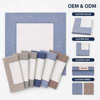 Serviettes en Coton Teint Fil à Fil 100% Coton, Motif Nid d'Abeille, 20x20 Pouces, 215 GSM, pour Hôtels, Restaurants, Blanchisseries Commerciales - Vente en Gros