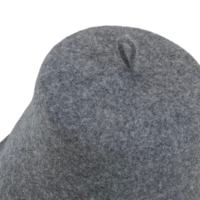 Chapeau de sauna 100% laine australienne, bonnet de douche en feutre épais à dessus plat, accessoires de sauna en laine naturelle résistants à la chaleur, nouveau modèle