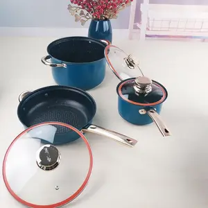  CAROTE 11pcs Pots and Pans Set, Nonstick Cookware Set  Detachable Handle, Induction Kitchen Cookware Sets Non Stick with Removable  Handle, RV Cookware Set, Oven Safe, Blue: Home & Kitchen