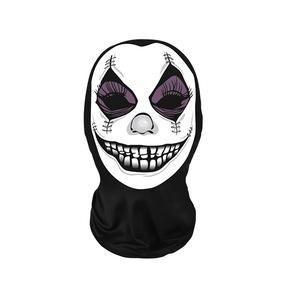 Skull Digital Print Cycling Hood Halloween Horror Mesh Mask Party Masks - Product Image 3