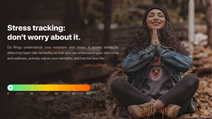 Anello Smart in Titanio Personalizzato per Oura, Fitness Tracker per Monitoraggio della Salute Cardiaca con Suggerimenti AI e Guida alla Meditazione - Product Image 4