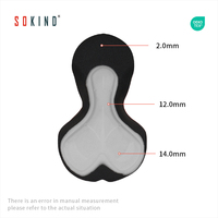 Coussinets de cyclisme pour hommes à séchage rapide, respirants, écologiques, avec coussinets en gel antichoc, en Spandex/Nylon, sans coutures, par sublimation