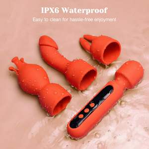 Vibrador Recargable por USB para Mujeres, Estimulador de Punto G, Glándulas y Clítoris, con Pantalla LCD, Varita de Pasión, Kit de Masaje para Mujeres - Product Image 5