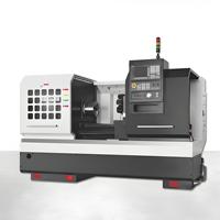 Tour CNC horizontal professionnel à banc plat de moyenne capacité CK6140 numérique à broche unique grand diamètre 2,5m/3m/4m/5m