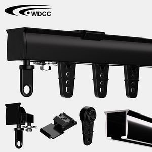 Supports de montage en aluminium pour rails de rideaux, supports de fixation pour tringles à rideaux, rails et accessoires - Product Image 1
