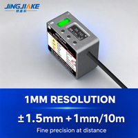 Capteur de distance laser, portée 40 m, résolution 1 mm, sortie analogique/RS485/commutée 12-24 V, 0-5 V, 4-20 mA, étanche