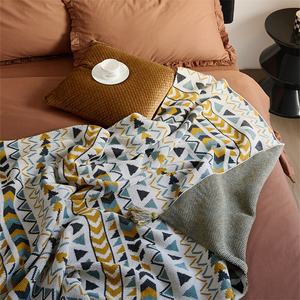 Coperte in maglia jacquard personalizzate in acrilico al 100% all'ingrosso per divano King per la decorazione della casa <span class=keywords><strong>Blg</strong></span> - Product Image 1