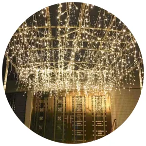 Navidad Lampu Es Dekorasi Rumah, Senter Led Warna-warni untuk Dekorasi Rumah