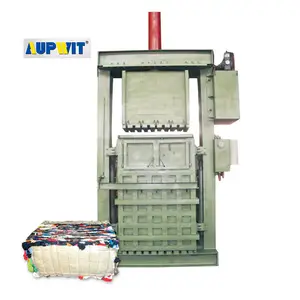 Dọc Thủy Lực Được Sử Dụng Vải Quần Áo Baling Press Machine Và Dệt May Baler