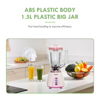 Gümüş Crest 3 In1 sıkacağı mutfak aletleri 1500ml cam kavanoz çok fonksiyonlu mikser Blender