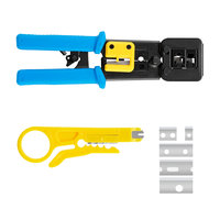 Outil de sertissage multifonction RJ45, dénudeur de fils, outils réseau pour câbles Ethernet Cat5 Cat6