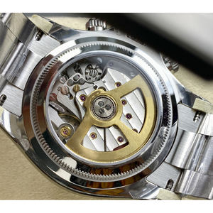 Reloj Mecánico Automático de Diseño de Lujo para Hombre, 4131, Cronógrafo, Tapa Trasera Transparente, Esfera Azul Hielo Clásica, 41 mm de Diámetro - Product Image 5