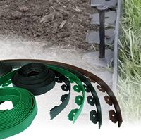 Haute qualité 30 chevilles en plastique solides pour bordure de pelouse bordure de jardin Sport Court Carton charbon de bois-produit chimique traité sous pression