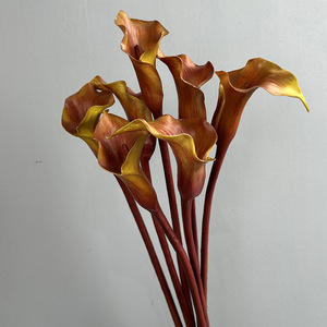 AR-570 PU Matériel épais 65CM Calla artificielle <span class=keywords><strong>Arum</strong></span> Petite tête 11CM pour la décoration de la maison - Product Image 5