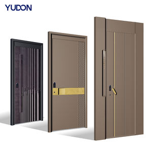 Offre Spéciale Moderne Extérieur 135 Degrés Ouverture Insonorisé Prévention Des Incendies En Fer Forgé Entrée <span class=keywords><strong>Villa</strong></span> Zinc Acier Alliage Porte 3D Conception - Product Image 5