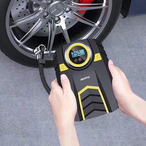 Suitu ปั๊มลมรถยนต์แบบพกพา12V 16สูบหน้าจอ LCD ST-767เติมลมยาง - Product Image 1