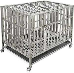 Jaula de Metal de aluminio <span class=keywords><strong>para</strong></span> mascotas, jaula barata <span class=keywords><strong>para</strong></span> <span class=keywords><strong>perros</strong></span>, venta al por mayor - Product Image 3
