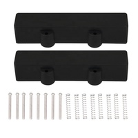 Haut de gamme fermé scellé Alnico5 4 cordes électrique Jazz basse guitare micro micro cou et pont ramassage 2 pièces/ensemble