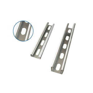 Prezzo basso di Qualità Produttore di Vendita Calda Su Misura Unistrut C Canale Intaglio 41X41X25 Strut Canale - Product Image 2