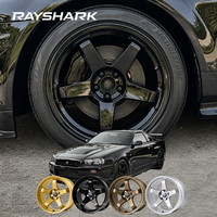 Jantes RS Custom 5x114.3 18 19 pouces monobloc 5 branches forgées JDM pour Nissan Skyline GT-R R34 V-Spec