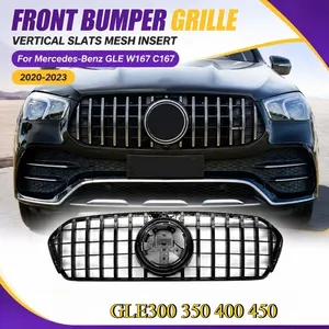 Grille de pare-chocs avant StarNav à lattes verticales pour GLE W167 C167 2020-2023 GLE300 350 400 450 Style Kits de carrosserie - Product Image 1