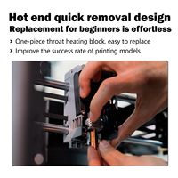 Untuk Flashforge AD5X Nozzle Baja Terpadu yang Diperkuat 0.25mm/0.4mm/0.6mm/0.8mm Dengan Heatsink untuk Suku Cadang Printer 3D