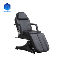Hicod – lit de tatouage hydraulique rotatif noir, chaise de Piercing de tatouage de beauté