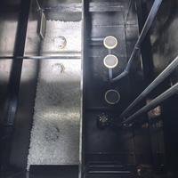 Station d'épuration des eaux usées MBBR intégrée 50000L/heure, système conteneurisé avec pompe et réservoir sous pression