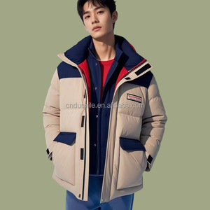 Coupe-vent grande taille imperméable chaud doudounes Parka chasse en plein air pour hommes manteaux Puffer Bomber Parka <span class=keywords><strong>Ski</strong></span> hiver bouffant - Product Image 3