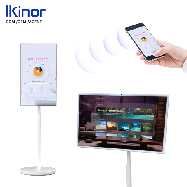 24 Inch Smart LED TV with Full HD 4K 10-Point Touch Screen Rotating Design Portable 4-6 Hours Battery Life