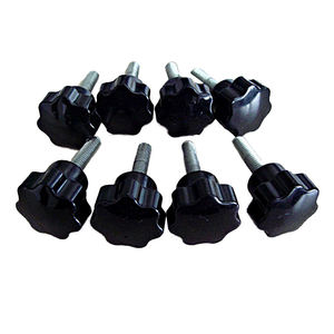 Star <strong>Threaded</strong> Round Ball <strong>Knobs</strong> Round Bakelite Plastic <strong>Knob</strong> Bakelite Plastic Black Ball <strong>Knob</strong> - Product Image 2