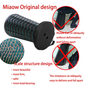 Miaow siège télescopique pliable portable robuste personnalisé extérieur réglable en hauteur tabouret pliant rétractable - Product Image 6