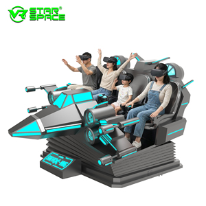 Simulateur de tir <span class=keywords><strong>VR</strong></span> Star <span class=keywords><strong>VR</strong></span> <span class=keywords><strong>X</strong></span> Wing pour 4 joueurs, cinéma 9D avec mouvements, expérience de vol spatial avec films 8K - Product Image 4